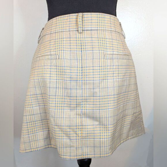 Tibi Plaid Mini Y2K Preppy Light Academia Collegiate Nostalgiacore  Skirt 10 - Picture 5 of 9